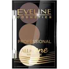 Eveline Cosmetics All in One Professional №02 Тіні для брів 1.7 g: Вид Тени для бровей