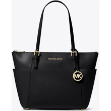 Сумка жіноча Michael Kors Jet Set Item Tote чорна (30F2GTTT8L001): Стать Женский