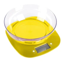 Ваги кухонні Magio MG-290 Yellow: Тип конструкції з чашею