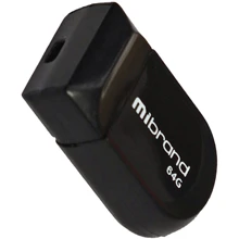 USB-флешка Mibrand 64GB Scorpio Black USB 2.0 (MI2.0/SC64M3B): Стандарт USB USB 2.0