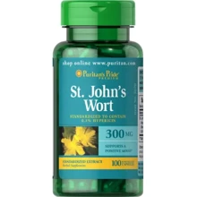 Puritans Pride St. Johns Wort Экстракт Зверобоя 300 мг 100 капсул: Форма выпуска Капсулы