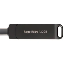 USB-флешка Patriot 32GB Rage R550 USB3.2+USB-C Black (PE32GR550DSAD): Стандарт USB USB Type-C / USB 3.2