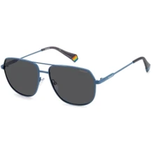 Мужские солнцезащитные очки Polaroid PLD 6195/S/X авиаторы (FLL58M9): Пол Мужской