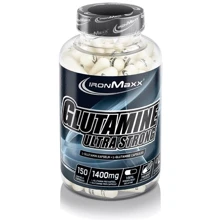 Аминокислота для спорта IronMaxx Glutamine Ultra Strong 150 Capsules: Вкус Без вкуса