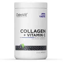 OstroVit Collagen + Vitamin C Коллаген с витамином С 400 g /40 servings/Black Currant: Пол Унисекс