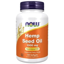 Now Foods Hemp Seed Oil Конопляна олія 1000 мг 120 гелевих капсул: Тип Конопляна олія