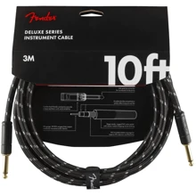 Кабель инструментальный Fender Cable Deluxe Series 10' Black Tweed: Производитель Fender