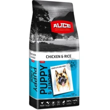 Alice Puppy & Junior Chicken and Rice 17 кг: Тип Сухой корм
