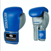 Боксерские перчатки Revenge 12 унц кожаные синие (EV-10-1038): undefined undefined