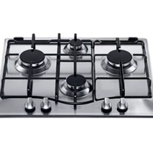 Варочная поверхность газовая Hotpoint-Ariston PC 640 MS (IX): Расположение панели спереди по бокам