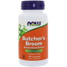 NOW Foods Butcher's Broom 100 caps (Иглица колючая): Тип Пищеварительные ферменты