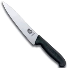 Кухонний ніж Victorinox Fibrox лезо 15см з черн. ручкою (52003.15): Лезо нержавіюча сталь