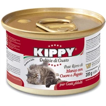 Консерви для котів Kippy Яловичина, серце і печінку 200 г (8015912503459): Тип Консерви