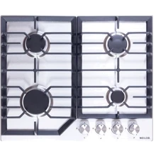 Варочная поверхность газовая WEILOR GM 624 SS: Расположение панели спереди