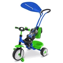 Триколісний велосипед Milly Mally Boby Deluxe Blue-Green: Тип 3х колісний велосипед