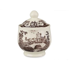 Сахарница Claytan Ceramics Пимберли браун 340 мл (910-059-3): Цвет белый