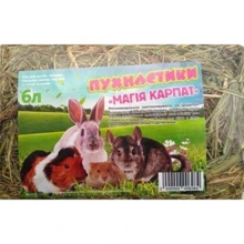 Сено для грызунов Пухнастики Магия Карпат 6 л: Вид Корм