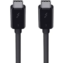 Кабель Belkin Cable USB-C to USB-C Thunderbolt 3 40Gbps 0.8m Black (F2CD084bt0.8MBK): Тип USB-C - USB-C