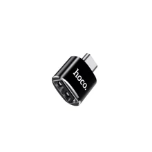 Адаптер Hoco Adapter UA5 USB-C to USB Black: Колір черный