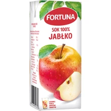 Сок Fortuna яблочный 200мл: Объем, л 0.2