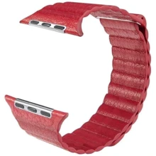 Аксессуар для Watch Fashion Leather Loop Band Red for Apple Watch 42/44/45/49mm: Производитель Fashion
