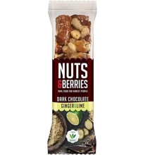 Батончик Nuts&Berries с вишней и черным шоколадом органический 40 г (5425036870819): Вес, г 40