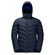 Пуховик Jack Wolfskin Fairmont Men 1203591-1010 46 синій зимовий з капюшоном: Вид Пуховики