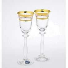 Набор рюмок для водки Bohemia Angela 40600/43081/060 (60x6, золото): undefined undefined