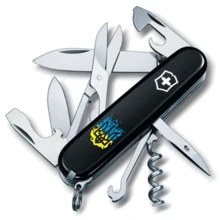 Мультитул Victorinox Climber Ukraine 91мм/14функций/черный /огненный Трезубец (1.3703.3_T0316u): Тип мини-мультитул