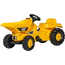 Самосвал Rolly Toys rollyKid Dumper CAT жёлтый (024179): Вид трактор