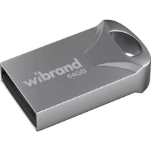 USB-флешка Wibrand 64Gb Hawk USB 2.0 Silver (WI2.0/HA64M1S): Стандарт USB USB 2.0