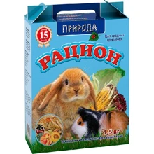 Корм Рацион для средних грызунов 1.5 кг: Вид Корм
