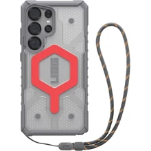 Чехол для телефонов Urban Armor Gear UAG Pathfinder Clear with Magnet Bundle Active Lava Lanyard for Samsung S938 Galaxy S25 Ultra: Совместимость Samsung S938 Galaxy S25 Ultra