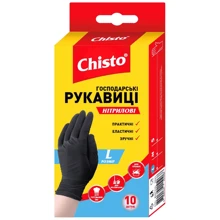 Перчатки Chisto нитриловые размер L 10 шт/1 уп (4823098413653): Вид Универсальные