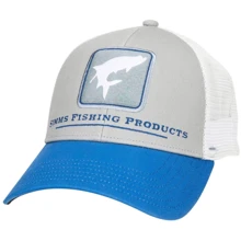 Бейсболка Simms Tarpon Icon Trucker Rich Blue серая (12224-500-00): Производитель Simms