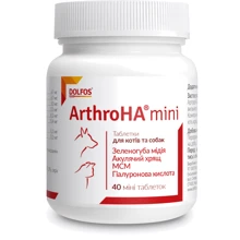 Витаминно-минеральная добавка Dolfos ArthroHA mini для лечения болезней суставов у кошек и собак малых пород 40 табл. (1509-40): Производитель Dolfos