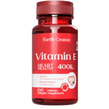 Earth's Creation Vitamin E-268mg 400IU D-alpha Вітамін 400 МО 100 капсул: Тип Витамин E