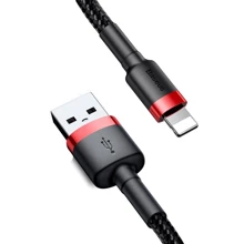 Кабель Baseus USB Cable to Lightning 2.4A 50cm Red/Black (CALKLF-A19): Тип USB Cable - Lightning