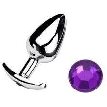 Анальная пробка якорь с кристаллом Purple (размер S), SKN-MS132: Для кого Унисекс