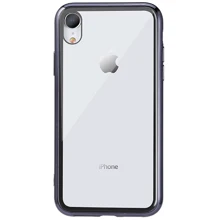 Чехол для iPhone WK Crysden Series Glass Case Black (RPC-002) for iPhone XR: Цвет черный