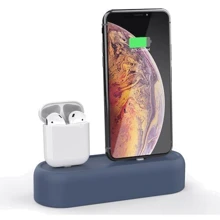 Док-станція AhaStyle Dock Stand Navy Blue (AHA-01550-NBL) for Apple iPhone and Apple AirPods: undefined undefined