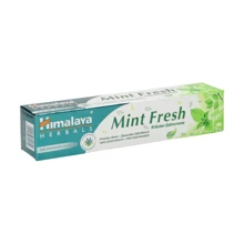 Himalaya Herbals Mint Fresh Herbal Toothpaste Зубная паста освежающая со свежей мятой 75 ml: Назначение Укрепление эмали, Очищение, Свежесть дыхания