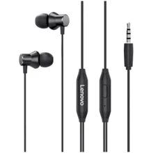 Наушники Lenovo HF130 3.5mm Black: Тип конструкции вакуумные