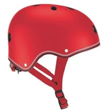 Шлем защитный детский GLOBBER, красный, с фонариком, 48-53см (XS/S): Производитель Globber