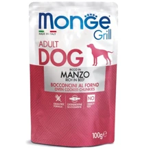 Вологий корм для собак Monge Dog Grill з яловичиною 0.1 кг (70013154): Тип Влажный корм