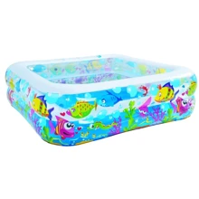 Бассейн детский надувной Jilong 145x145x45 см (JL17421): undefined undefined