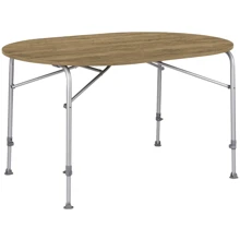 Стол для кемпинга Bo-Camp Feather Oval 130x90 cm Brown (1404466): Размер 130x90x72 см