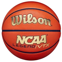 Мяч для игры Wilson NCAA LEGEND VTX BSKT Orange/Gold баскетбольный size 7 (WZ2007401XB7): Вид Баскетбольные
