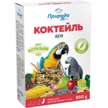 Корм Природа Коктейль для крупных попугаев Ара 850 г (4823082429097): Вид корма Обычный
