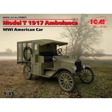Американський автомобіль I МВ "Модель Т" 1917 року, санітарна, Ambulance, WWI American Car (ICM35661): Виробник ICM